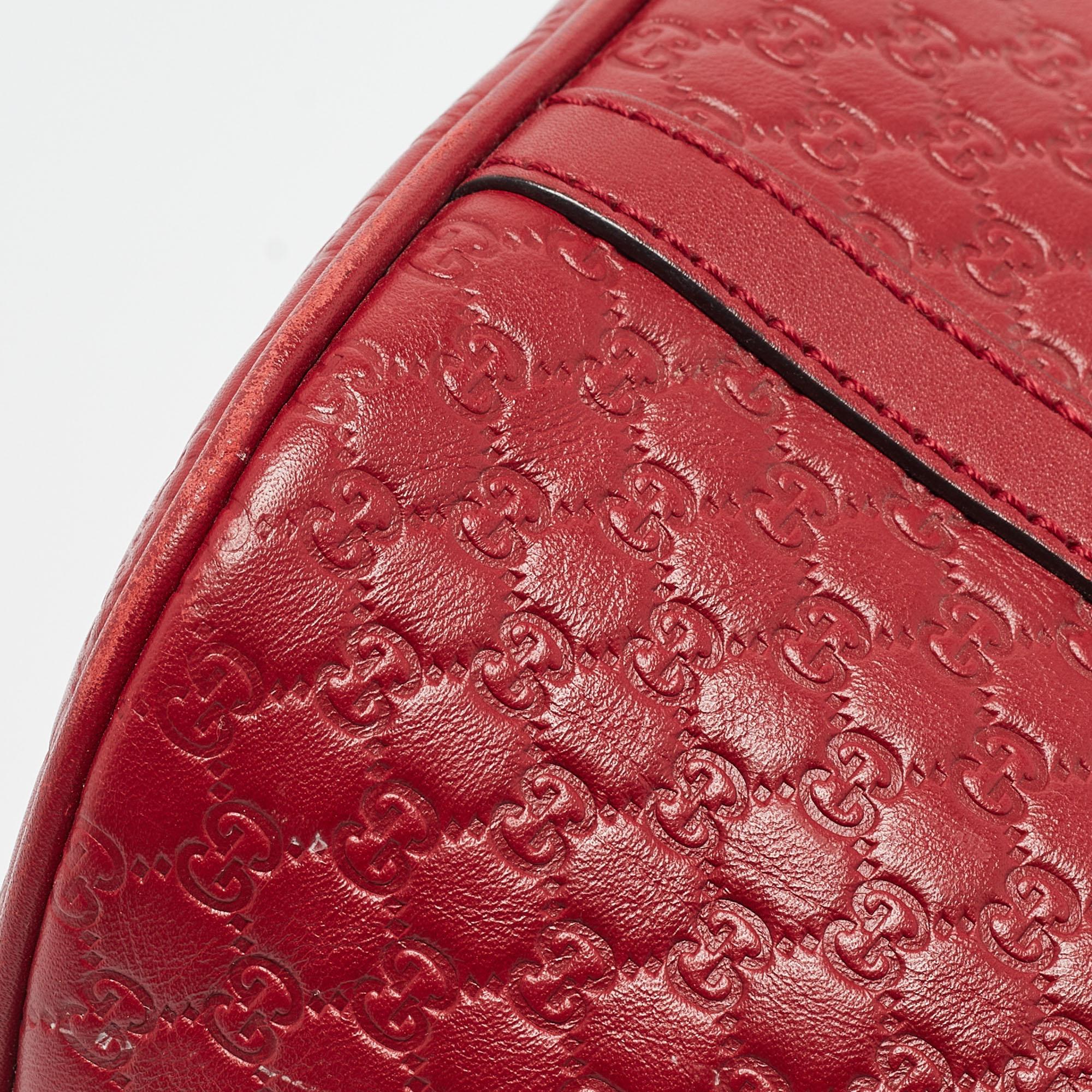 Gucci Red Microguccissima Leather Mini Nice Dome Bag 11