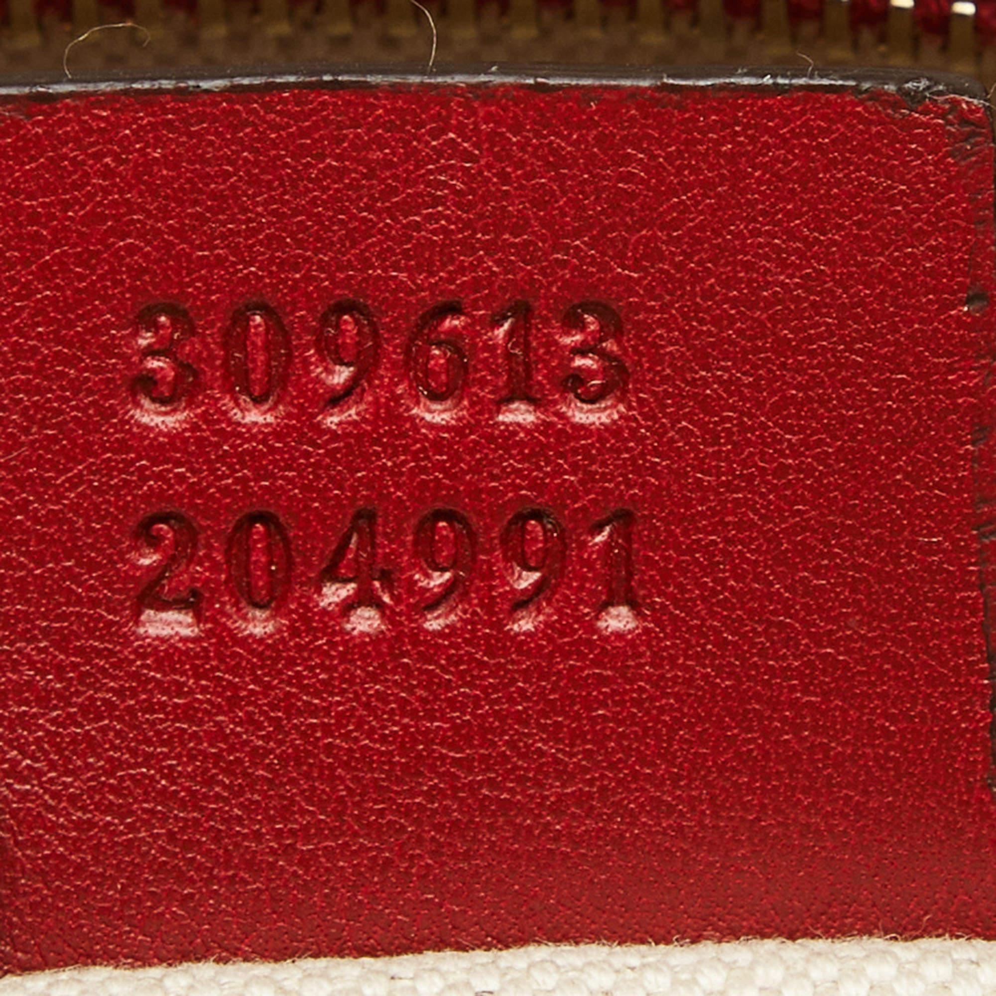 Gucci Red Microguccissima Patent Leather Medium Nice Tote 10