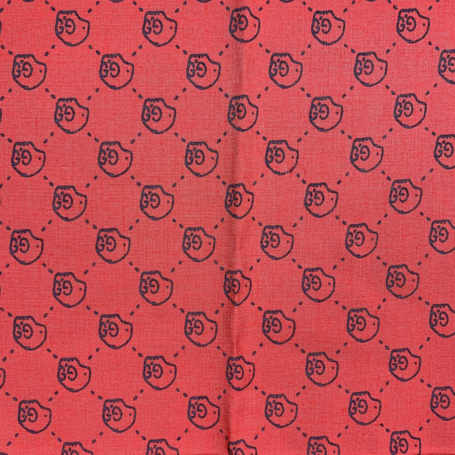 red gucci fabric