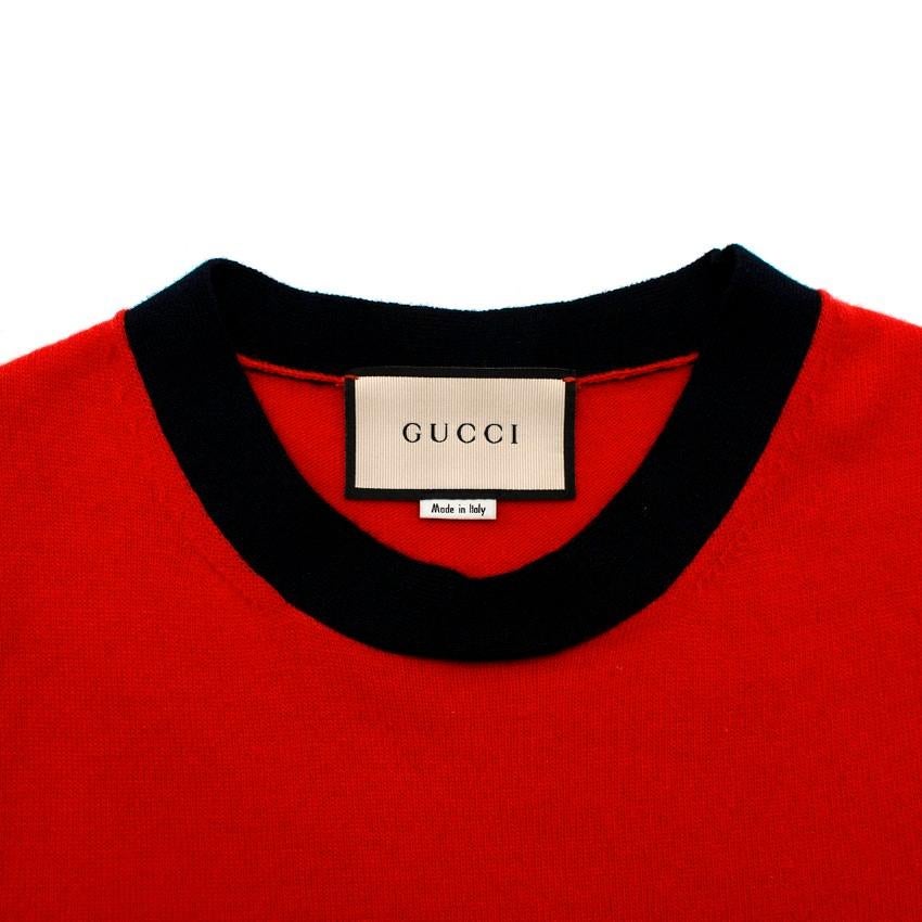 gucci knitted blouse