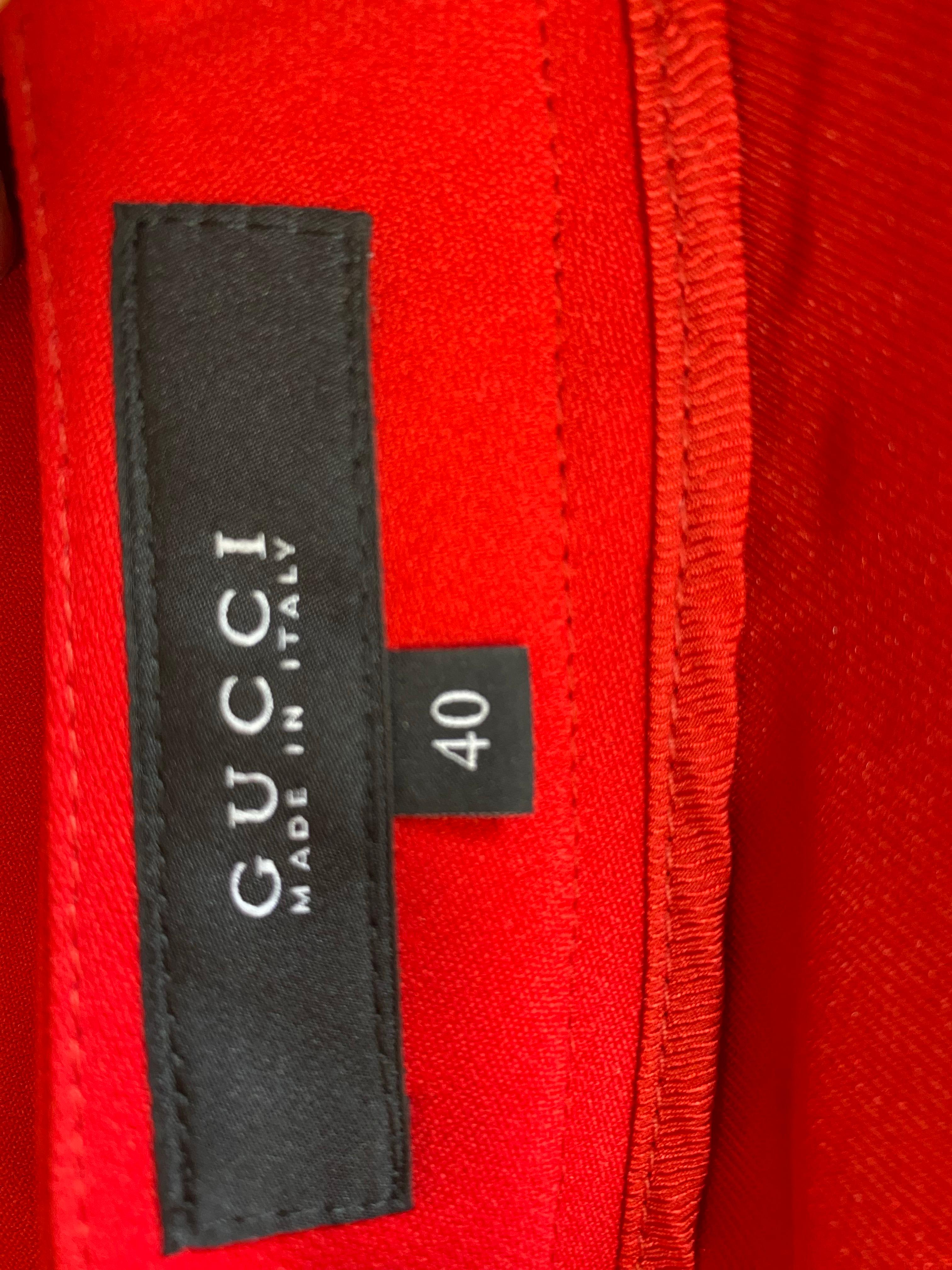 Rote Gucci-Hose. im Angebot 3