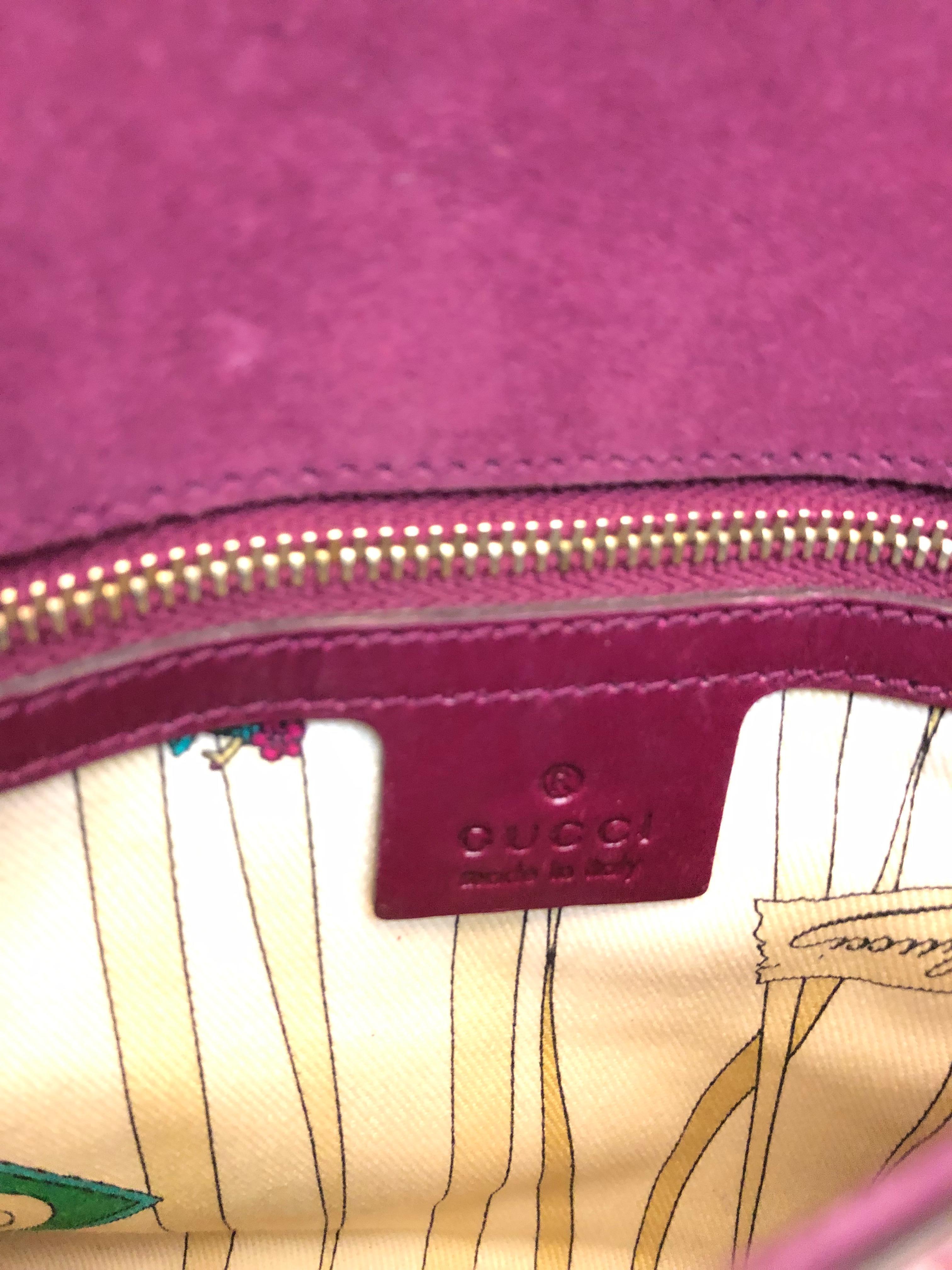 Gucci red patent leather gold hardware flap shoulder bag  For Sale 3