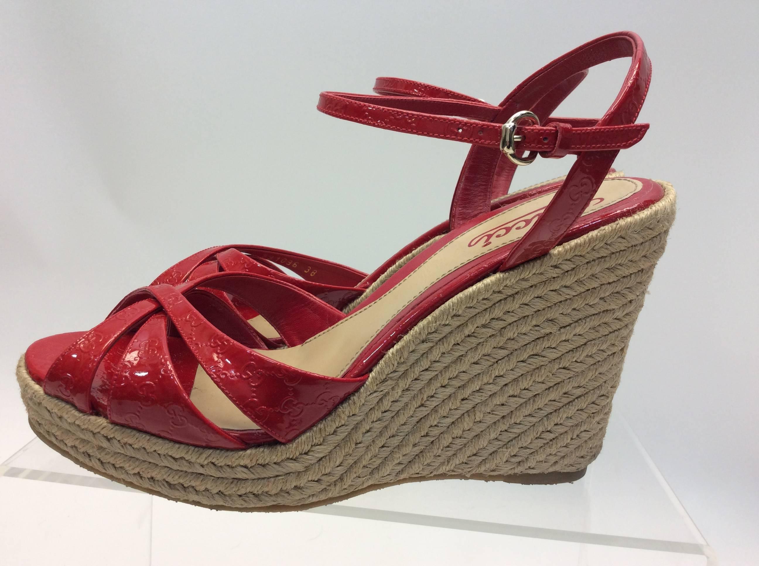 Gucci Red Patent Leather Wedge
$299
Made in Spain
Size 38
4.5