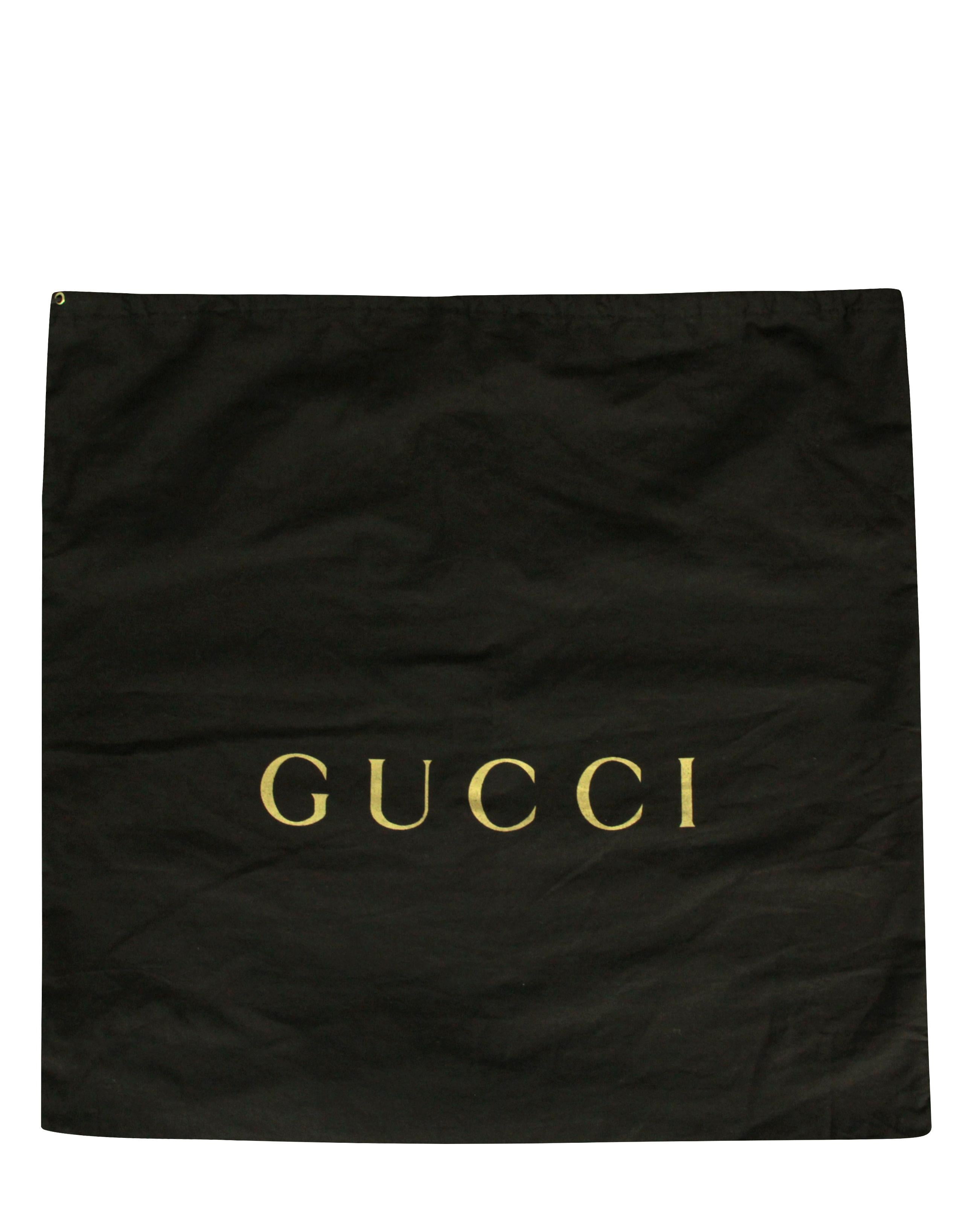 Gucci Red Pebbled Calfskin Leather GG Soho Chain Tote Bag 2