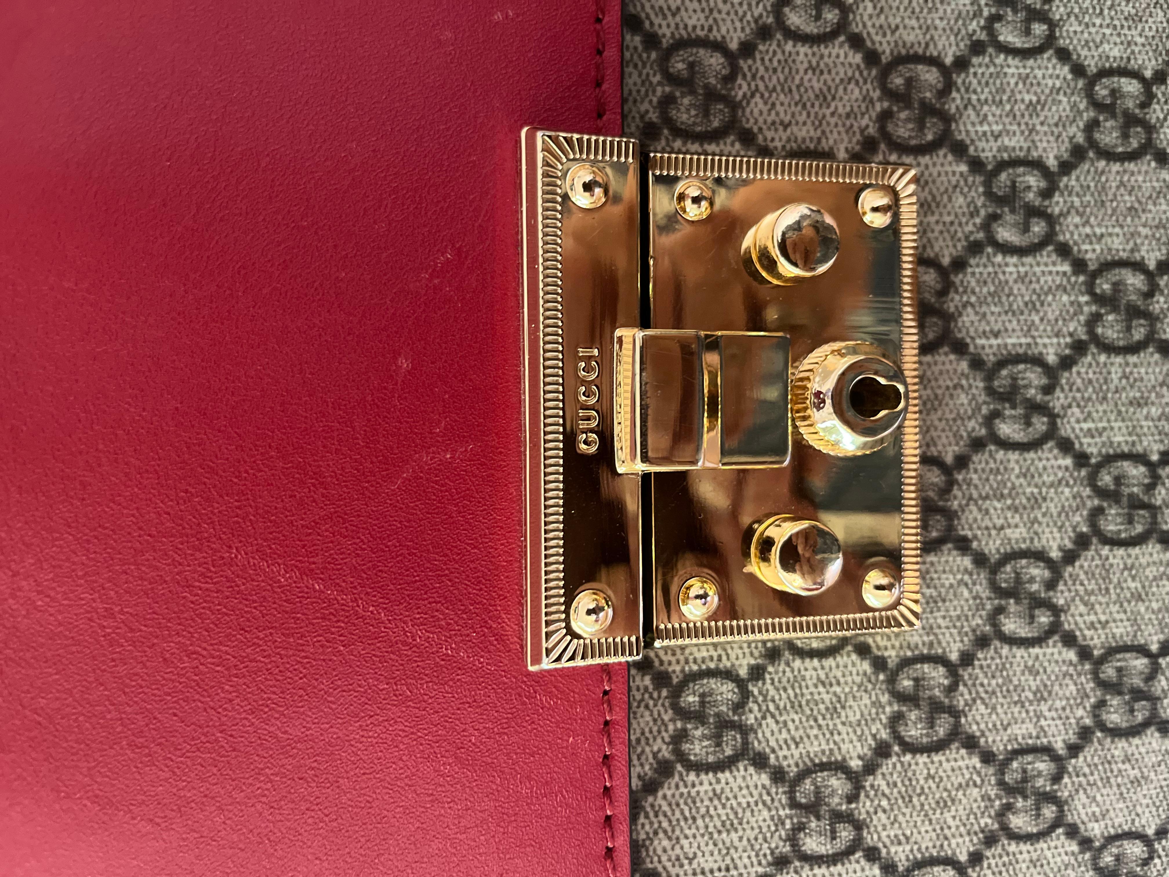 pink and red gucci bag