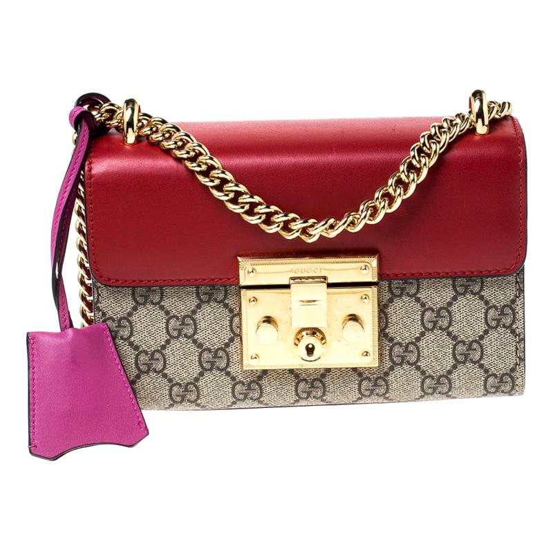 pink gucci monogram bag