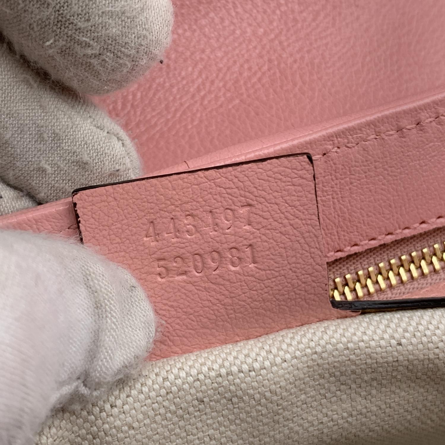 Gucci Red Pink Matelassé Leather Diagonal Marmont Shoulder Bag 3