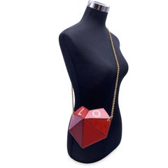 Gucci Red Pink Valentine's Day Heart Bag Mini Crossbody Bag