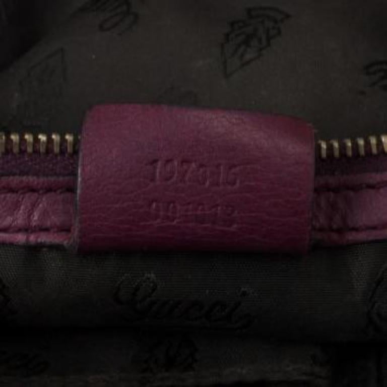 Gucci - Hysteria - Hobo en python rouge en vente 2