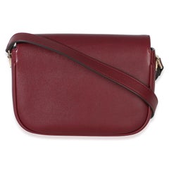 Gucci Red Soft Calfskin Horsebit 1955 Small Shoulder Bag