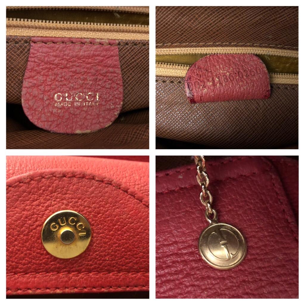 Vintage GUCCI Burgundy Suede Leather Bamboo Tote Bag Gucci Diana Tote Bag In Good Condition In Bangkok, TH