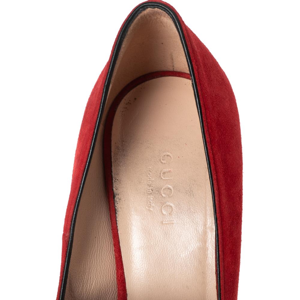 gucci red pumps