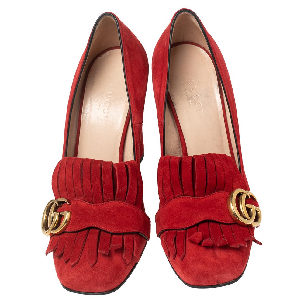 gucci red heels
