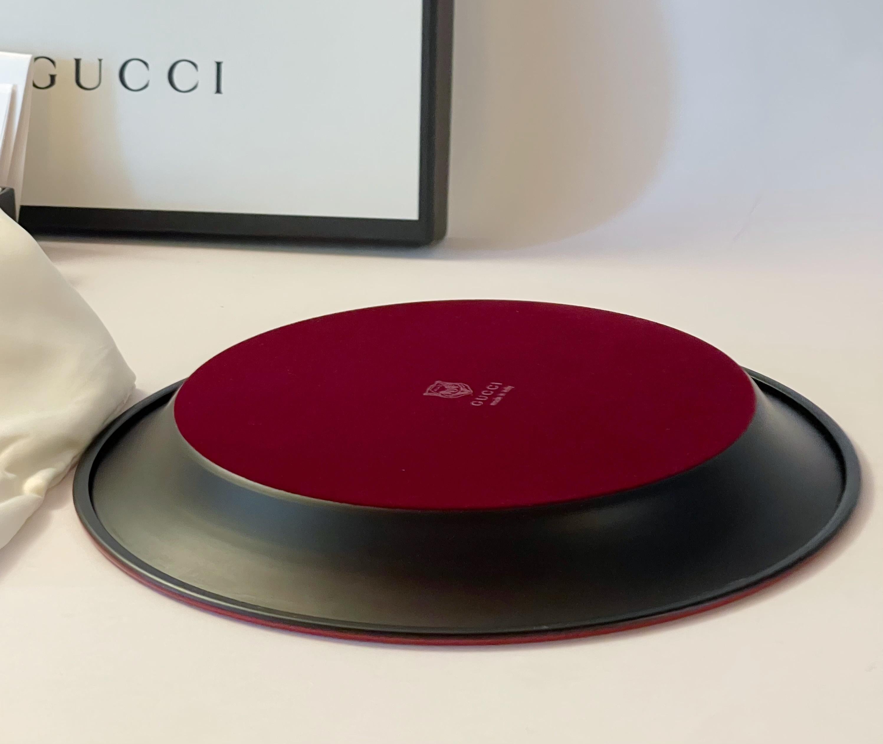 Plateau tigre rouge Gucci en vente 1
