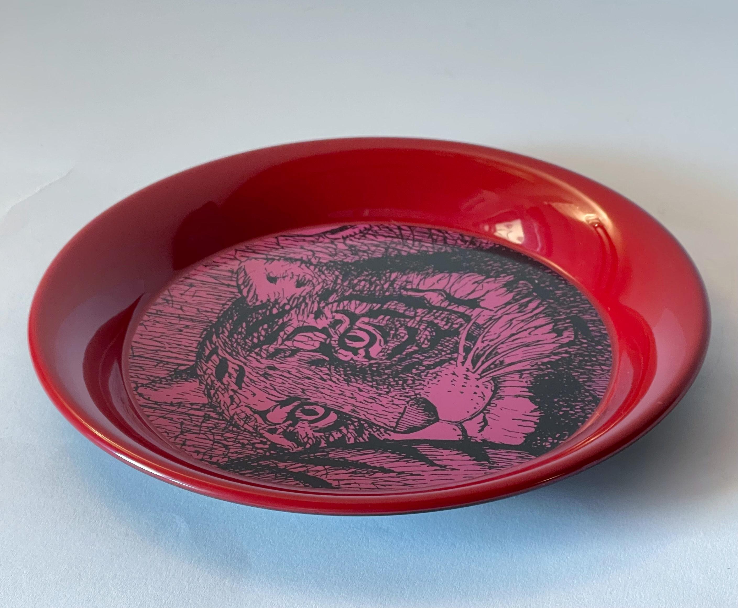 Italiano Vassoio Gucci Red Tiger senza scatola