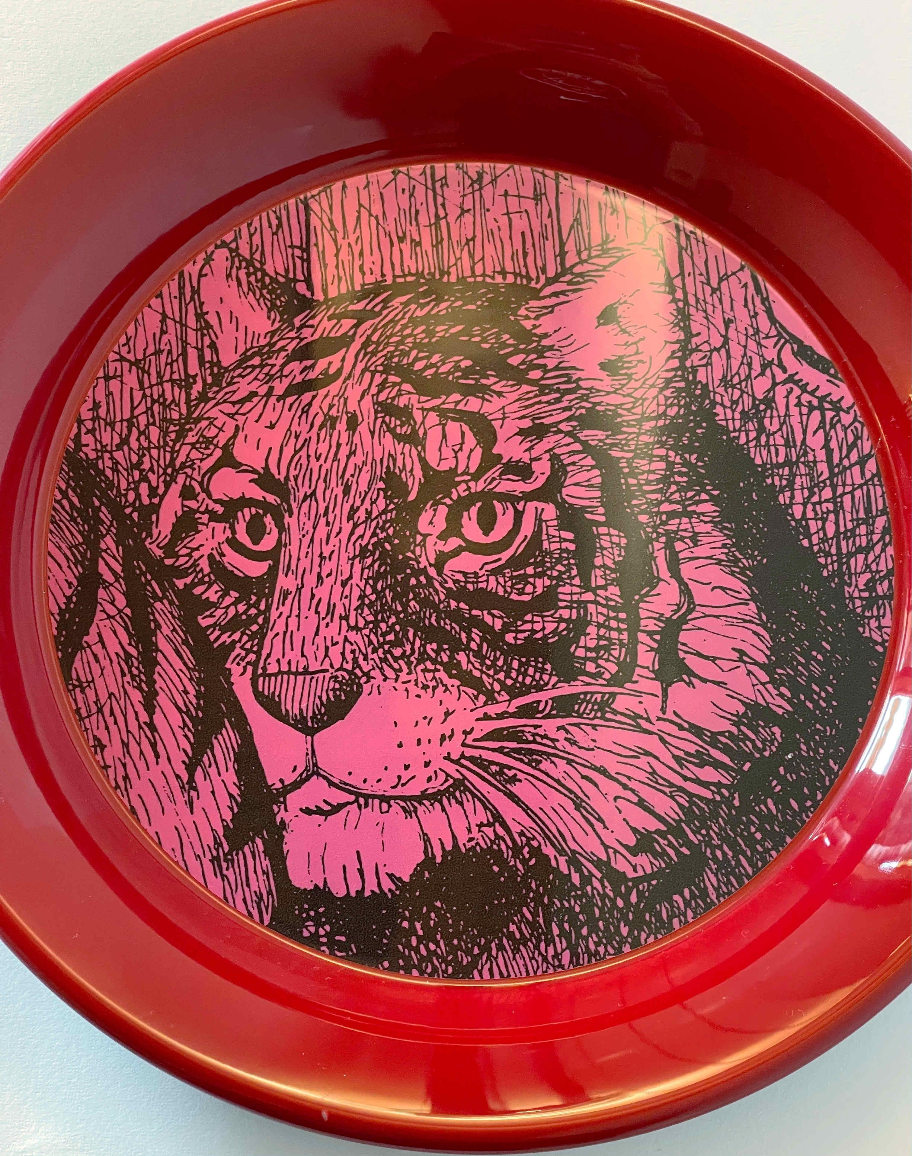 XXI secolo e contemporaneo Vassoio Gucci Red Tiger senza scatola
