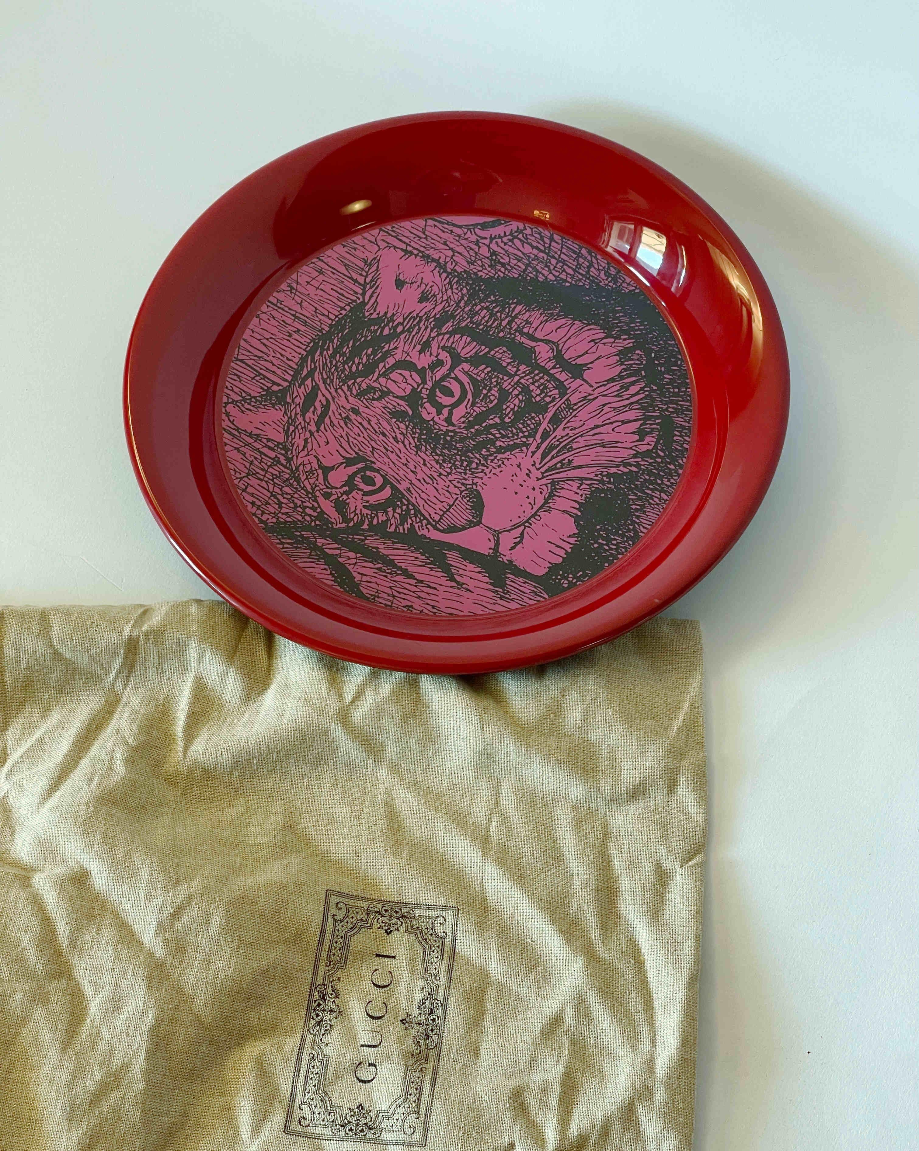 Vassoio Gucci Red Tiger senza scatola 2