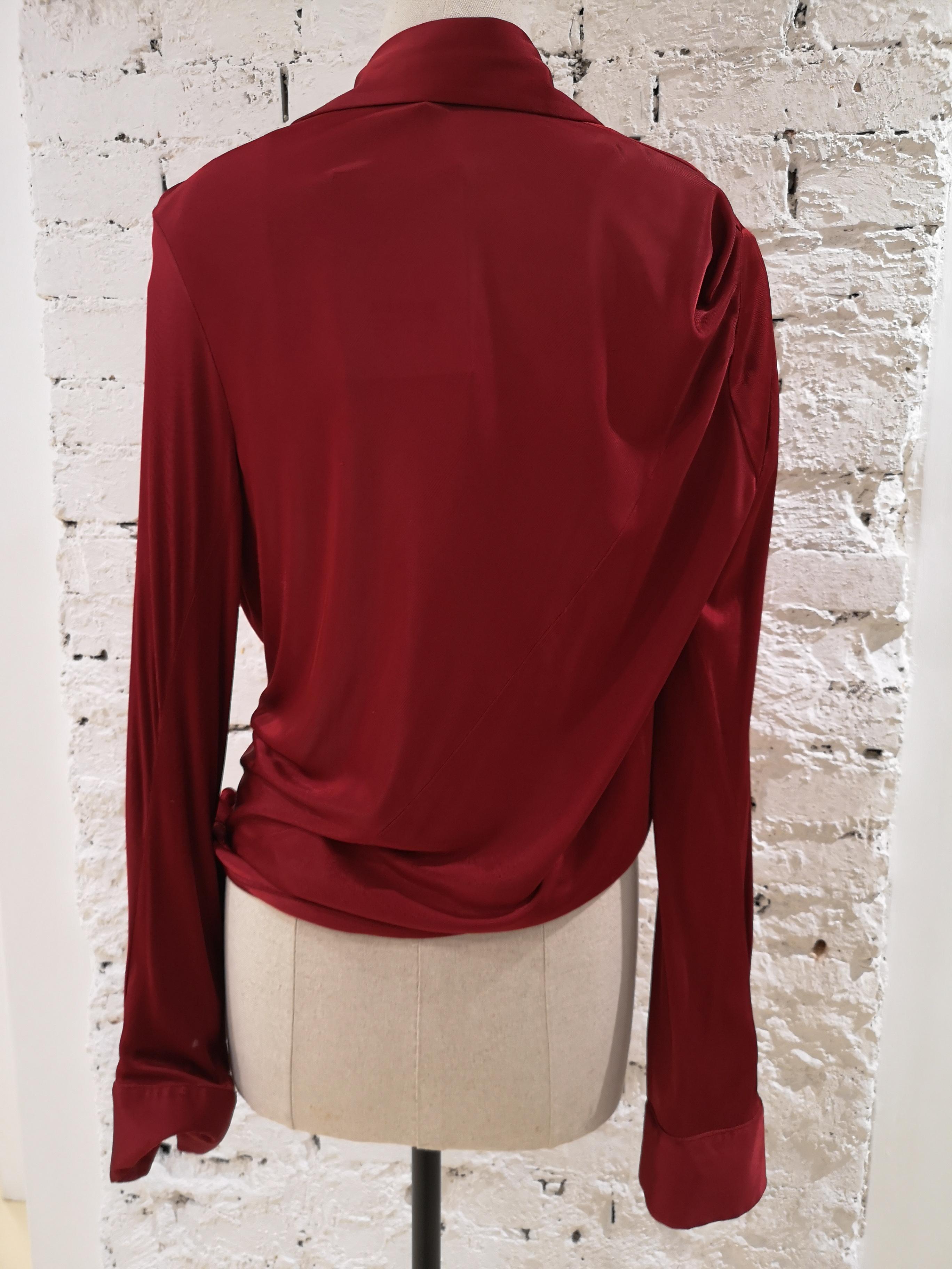 Gucci Red Viscose Shirt 3