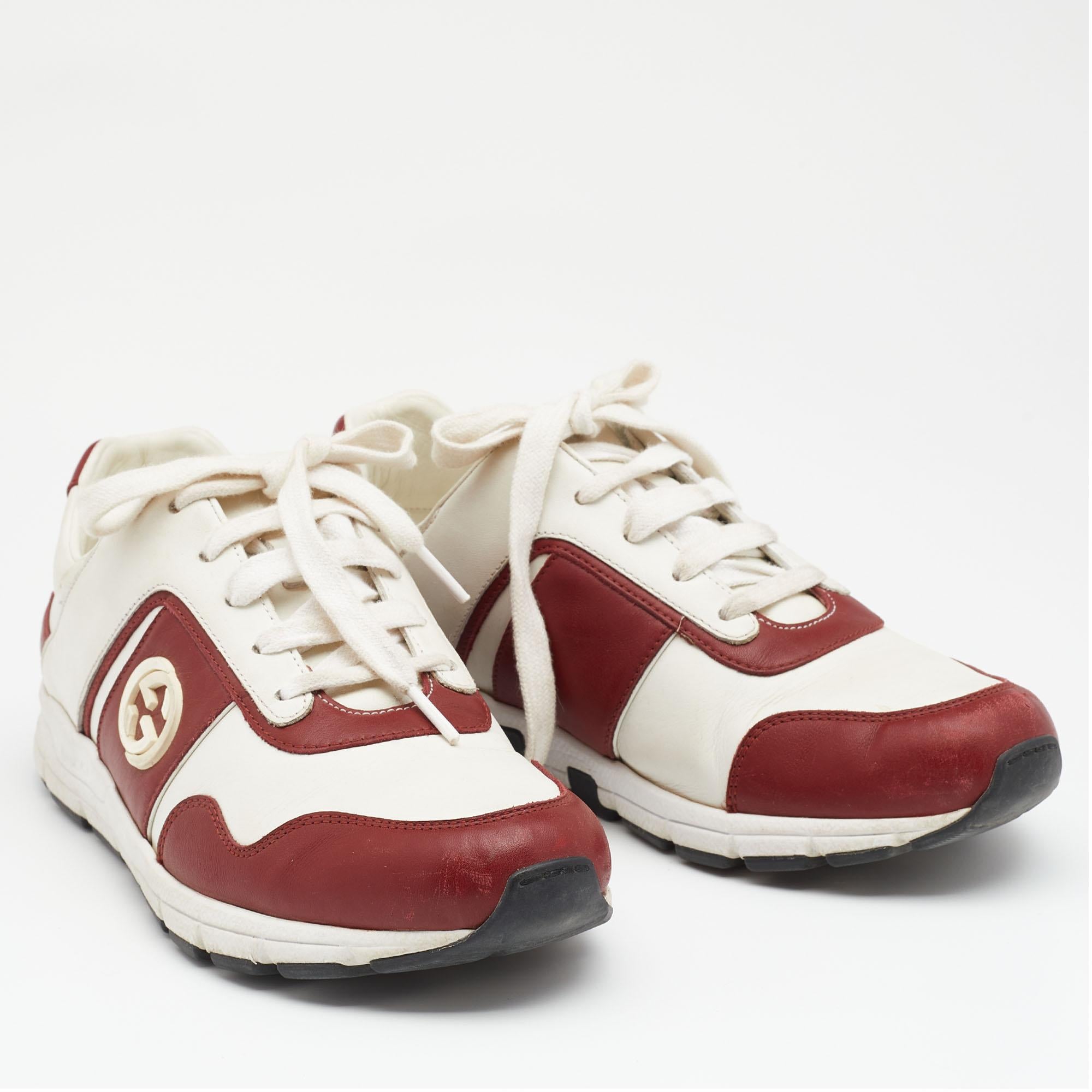 red and white gucci shoes