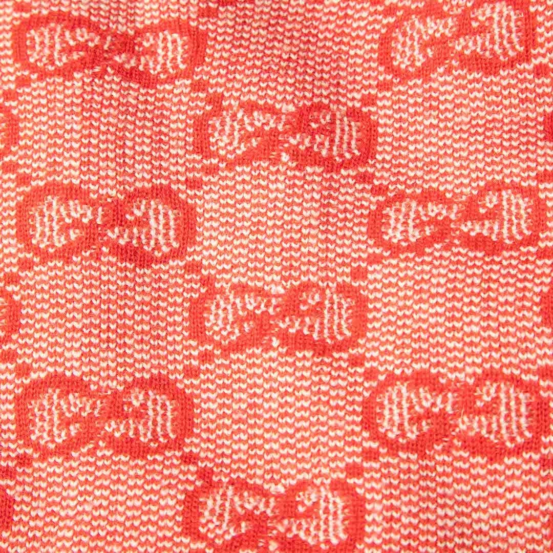 Top jacquard con logotipo GG de lana roja Gucci Talla M en Bueno Estado en London, GB