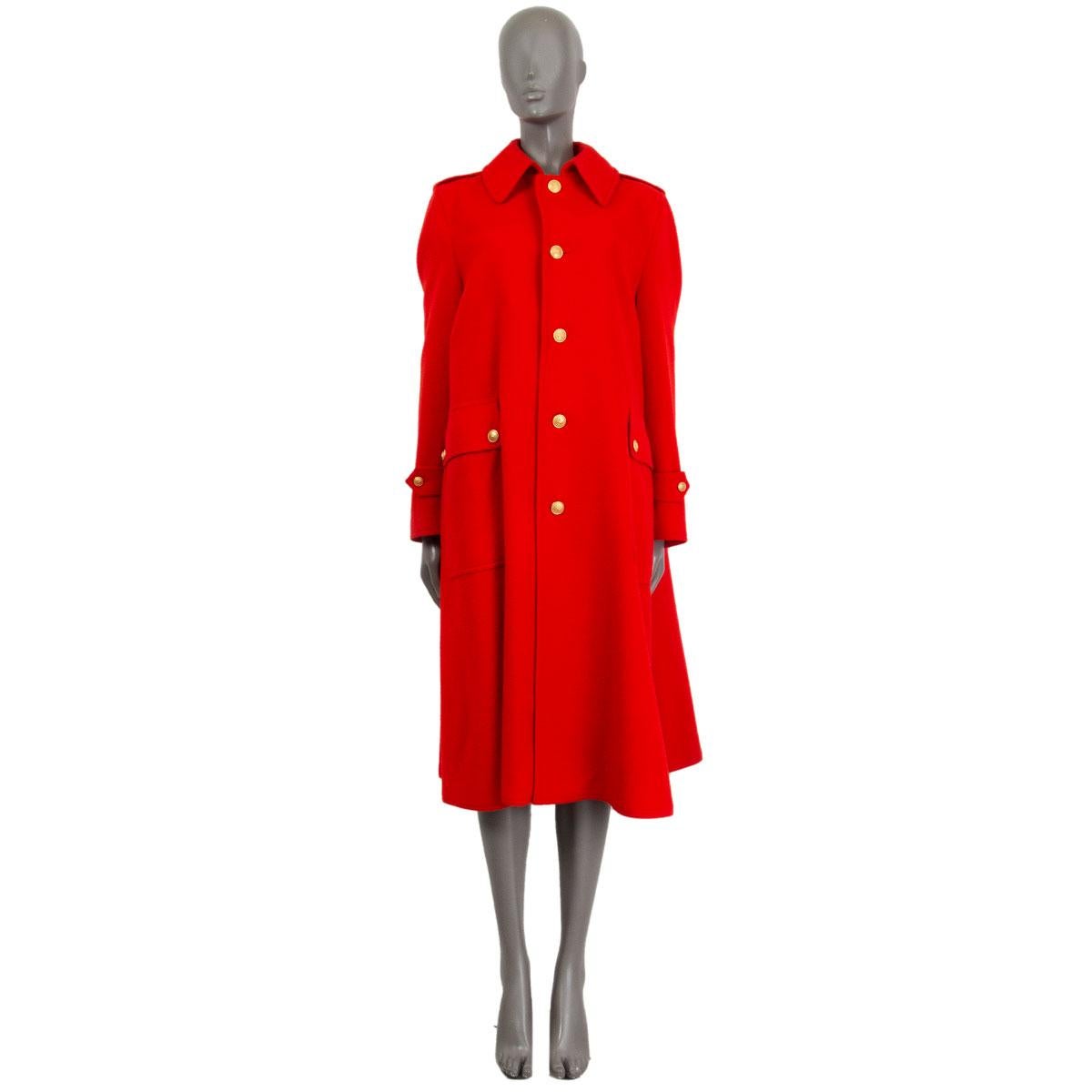 red gucci coat