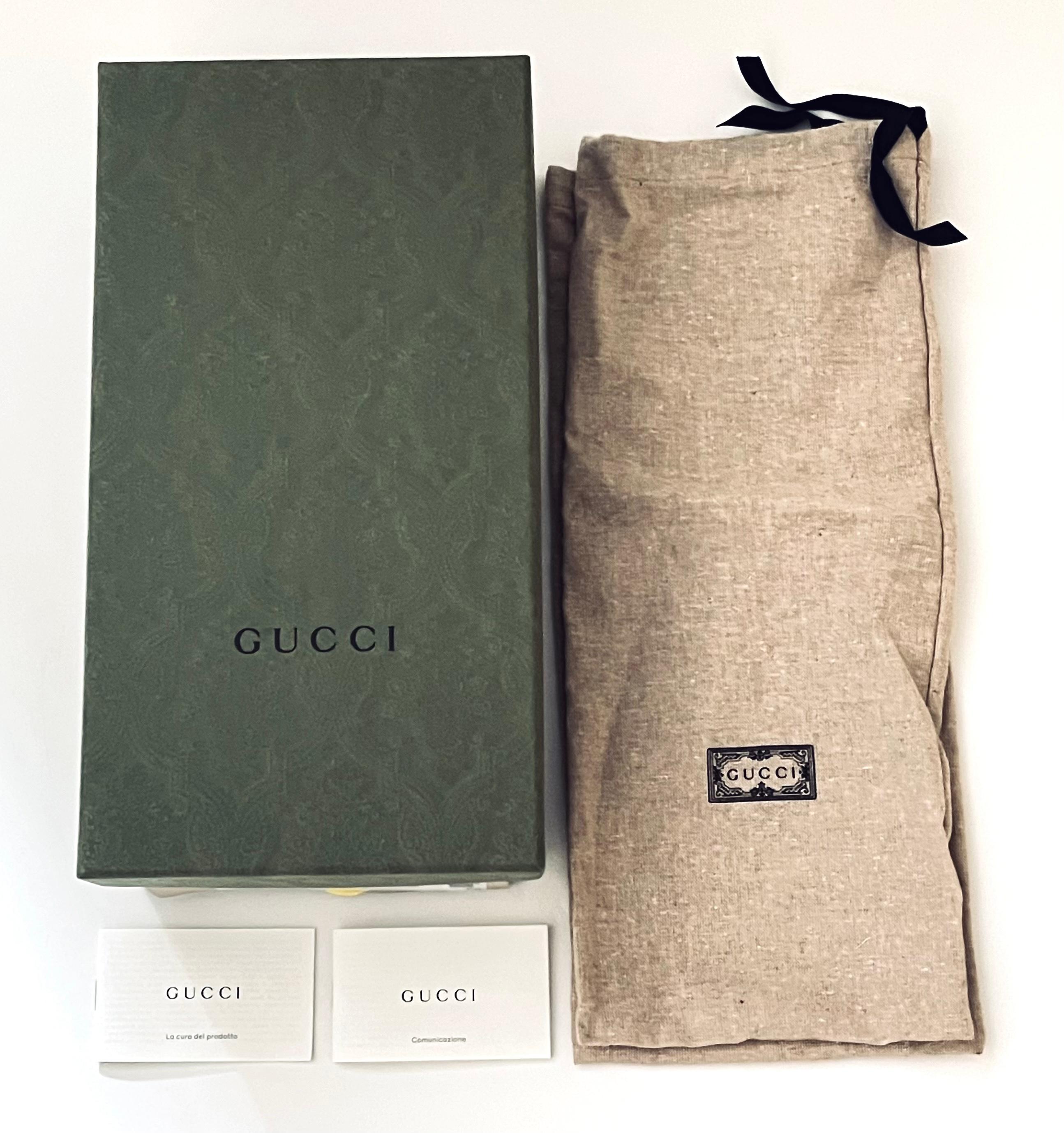 Gucci Regent Crystal Panther Head Slides Sandals For Sale 2