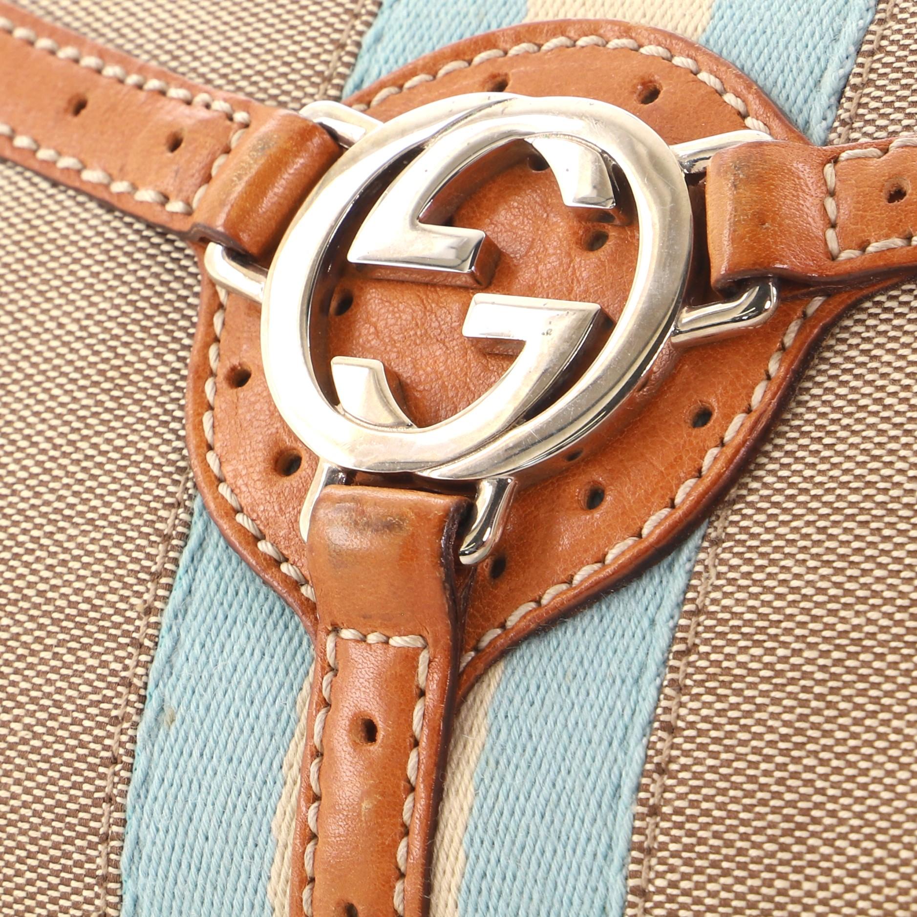 Gucci Reins Web Hobo Canvas Medium 3