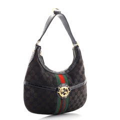 Gucci Reins Web Hobo GG Segeltuch Medium