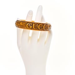 GUCCI Resin Flora S Giallo Bracelet