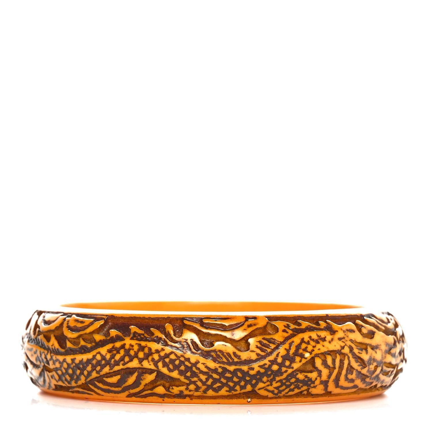 Pulsera GUCCI Flora S Giallo de resina Moderno en venta