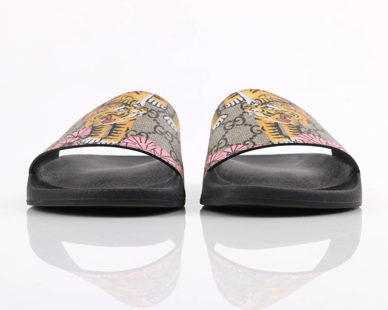 GUCCI Resort 2017 "Pursuit GG Supreme Bengal" Guccissima Tiger Print