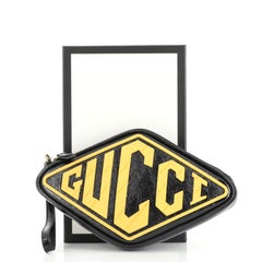 Gucci Retro Logo Wristlet Pouch Patent