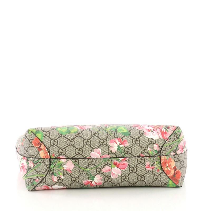 Gucci Reversible Tote Blooms GG Print Leather Small In Excellent Condition In NY, NY