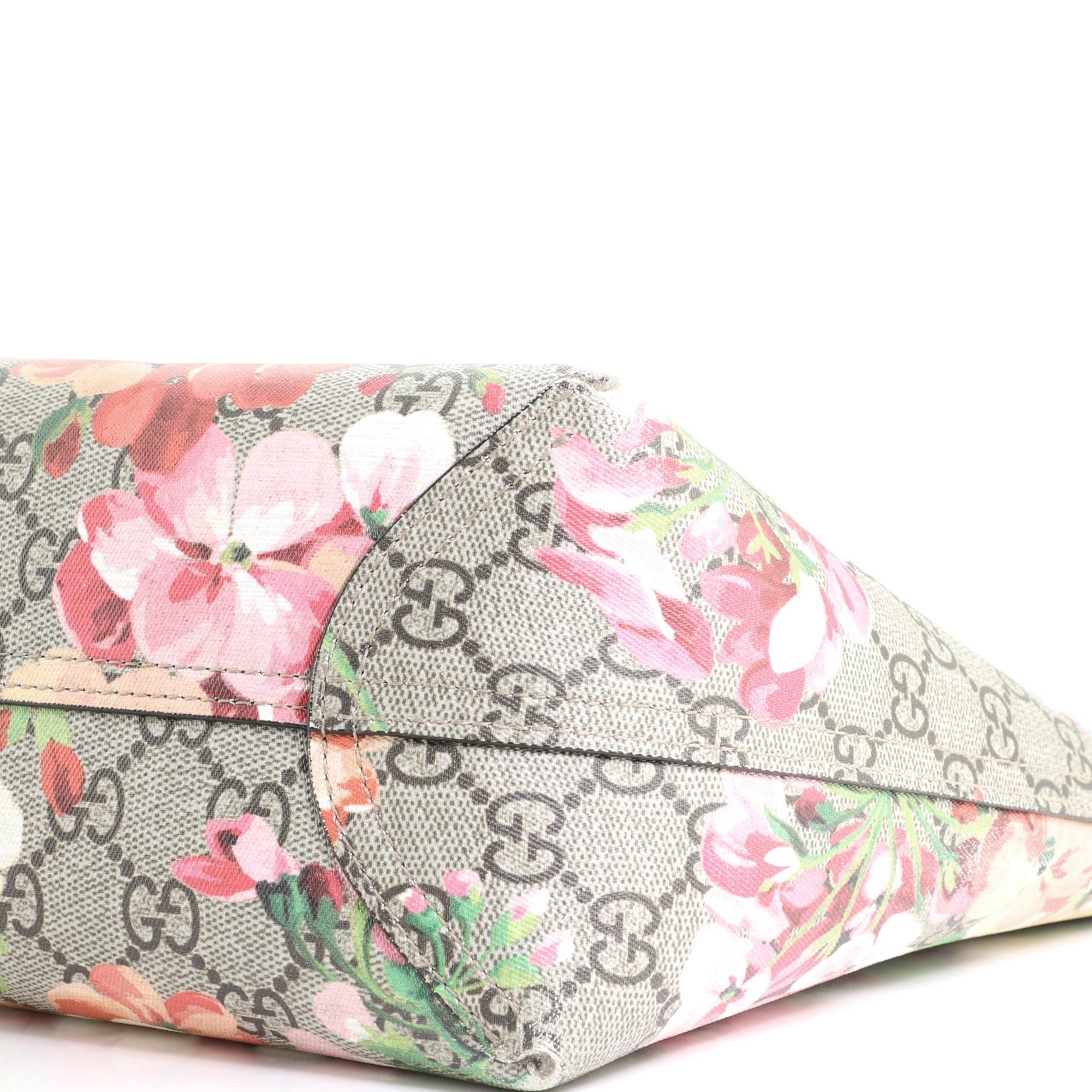 Gucci Wendbare Tote Blooms GG Druck Leder Klein 2