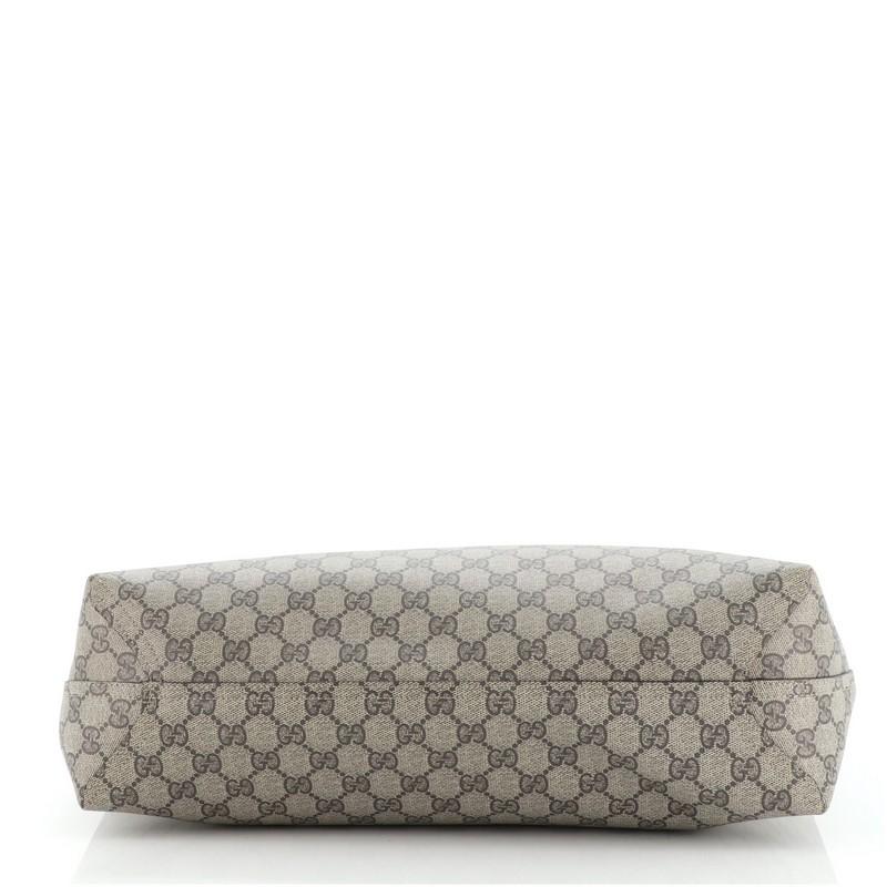 Gucci Reversible Tote GG Print Leder Medium im Zustand „Gut“ in NY, NY