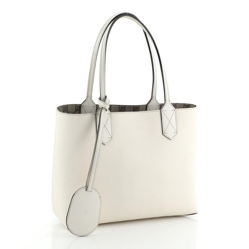 Gucci Reversible Tote GG Print Leder Klein 2