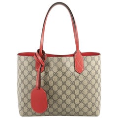 Gucci Reversible Tote GG Print Leather Small