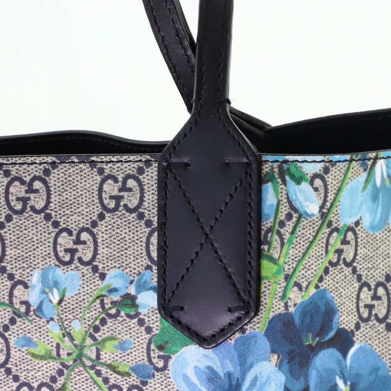 Gucci Reversible Tote (Outlet) Blooms GG Print Leather Medium at 1stDibs