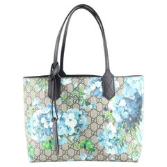Gucci Reversible Tote (Outlet) Blooms Print GG Coated Canvas Small