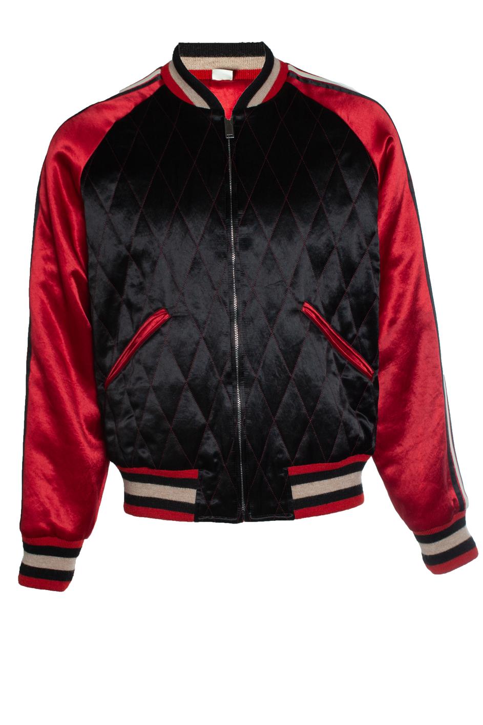 Gucci, bomber varsity reversibile con tigre. L'articolo è in ottime condizioni. Leggeri segni di usura sul collo. 

CONDIZIONE: ottime condizioni

TAGLIA: IT52

MISURE: lunghezza 68 cm, larghezza 58 cm, vita 58  cm, larghezza delle spalle 54 cm,