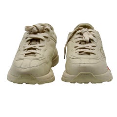Gucci Rhyton 44 Leather Logo Print Sneakers GG-0208N-0018
