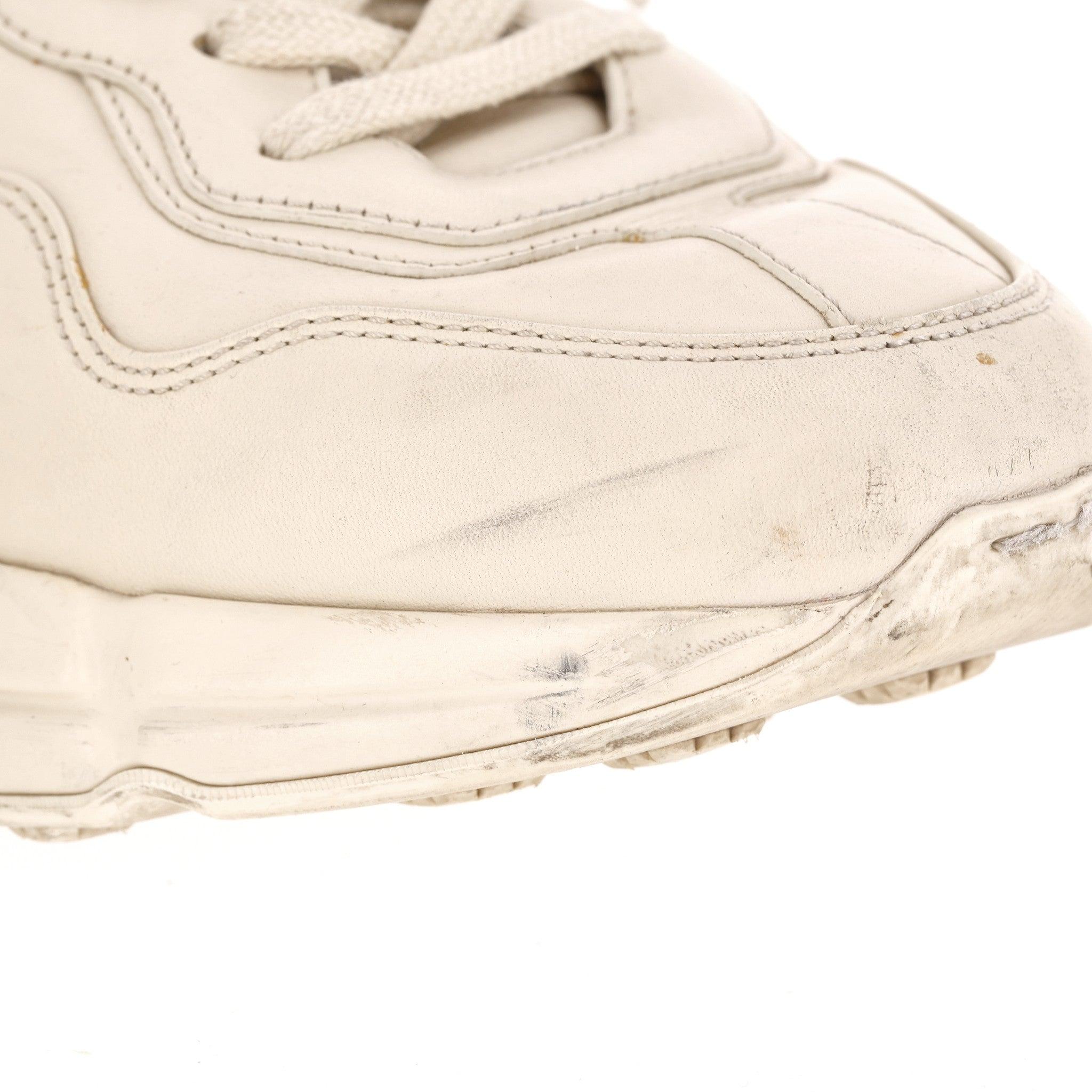 Scarpe da ginnastica in pelle Gucci Rhyton Apple in vendita 5