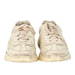 Gucci Rhyton Logo 9.5 Leather Sneakers GG-0510N-0170