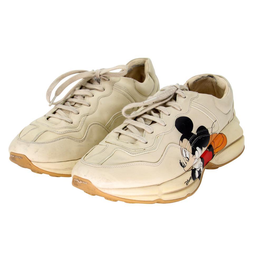 gucci mickey mouse sneakers