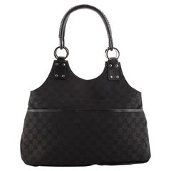 Gucci Ring Handle Shoulder Bag GG Canvas Medium