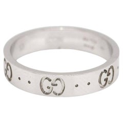 GUCCI Bague en or blanc