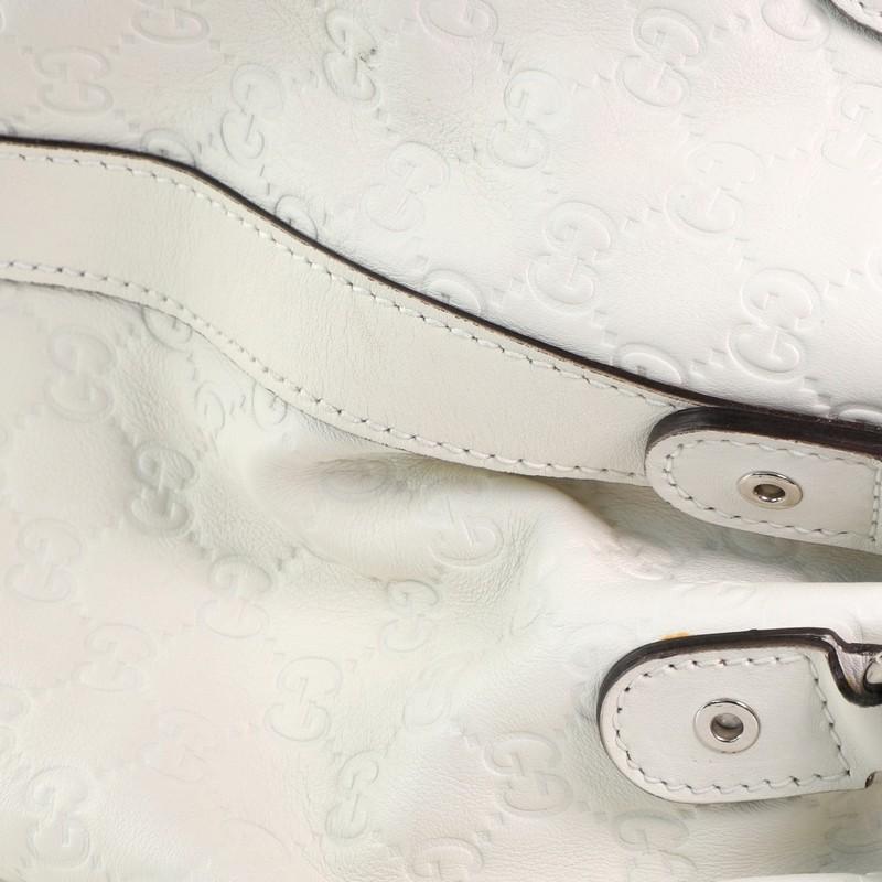 Gucci Riva Convertible Drawstring Sling Bag Guccissima Leather 2