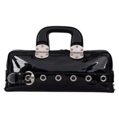 Gucci Romy Boston Black Leather Handbag