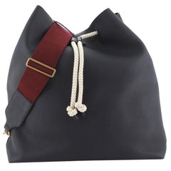 Gucci Rope Drawstring Shoulder Bag Leather