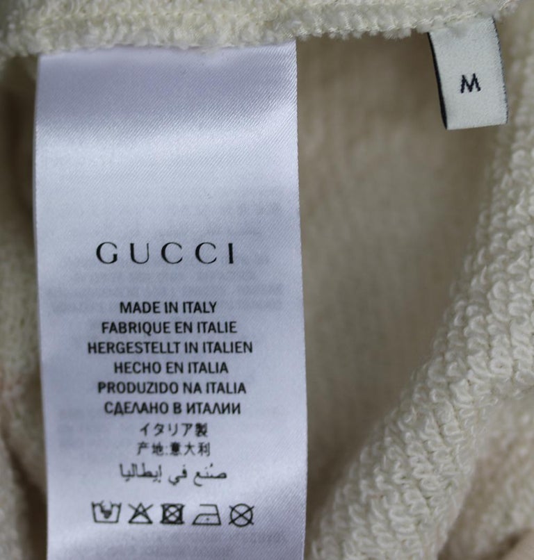 Gucci Rose-Print Hooded Cotton Sweatshirt at 1stDibs | gucci rose ...